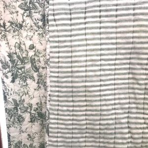 Pottery Barn sage green matelasse quilt